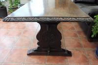 Country Oak Tefectory Table 7 foot long 1880 (4 of 10) Country Oak Tefectory Table 7 foot long 1880 (4 of 10)