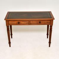 Antique Victorian Mahogany Leather Top Writing Table / Desk (2 of 10) Antique Victorian Mahogany Leather Top Writing Table / Desk (2 of 10)