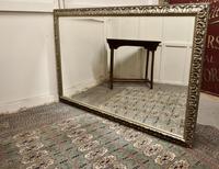 Large 20th Century Arts & Crafts Style Pewter Finish Wall Mirror (7 of 8) Large 20th Century Arts & Crafts Style Pewter Finish Wall Mirror (7 of 8)