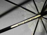 Antique Gold Plate English Made Umbrella With Lucite Crook Handle & Cream Canopy (5 of 17) Antique Gold Plate English Made Umbrella With Lucite Crook Handle & Cream Canopy (5 of 17)