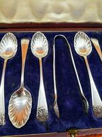 Antique James Dixon & Sons Silver Plate Shell Tea Spoon Set Cased C1890 Sheffield (9 of 10) Antique James Dixon & Sons Silver Plate Shell Tea Spoon Set Cased C1890 Sheffield (9 of 10)