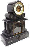 Fine Antique French Slate & Marble Regulator Mantel Clock 8 Day Striking Mantle Clock with Visible Jewelled Escapement (7 of 12) Fine Antique French Slate & Marble Regulator Mantel Clock 8 Day Striking Mantle Clock with Visible Jewelled Escapement (7 of 12)