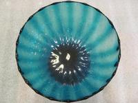 Fine Quality 19th Century Turquoise Glass Pedestal Bowl (4 of 5) Fine Quality 19th Century Turquoise Glass Pedestal Bowl (4 of 5)