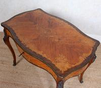 Serpentine Writing Table Louis XVI Style Inlaid Kingwood (14 of 19) Serpentine Writing Table Louis XVI Style Inlaid Kingwood (14 of 19)