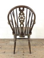 Set of Six 20th Century Wheelback Chairs including Two Carvers (20 of 20) Set of Six 20th Century Wheelback Chairs including Two Carvers (20 of 20)