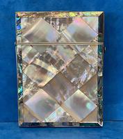 Victorian Abalone & Mother of Pearl Card Case (7 of 16) Victorian Abalone & Mother of Pearl Card Case (7 of 16)