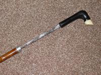 Antique Hallmarked 1902 Silver Walking / Gadget Sword Stick With Horse Leg / Hoof Handle (8 of 15) Antique Hallmarked 1902 Silver Walking / Gadget Sword Stick With Horse Leg / Hoof Handle (8 of 15)