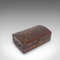 Antique Jewellery Box, Japanese, Leather, Desk Caddy, Meiji Period c.1900 (4 of 12) Antique Jewellery Box, Japanese, Leather, Desk Caddy, Meiji Period c.1900 (4 of 12)