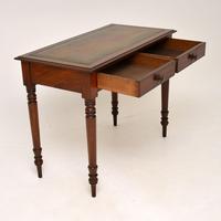 Antique Victorian Mahogany Leather Top Writing Table / Desk (7 of 9) Antique Victorian Mahogany Leather Top Writing Table / Desk (7 of 9)