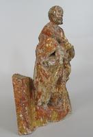 Rare Antique Carved Gilt & Polychrome Figure Saint Paul 17th Century (4 of 10) Rare Antique Carved Gilt & Polychrome Figure Saint Paul 17th Century (4 of 10)