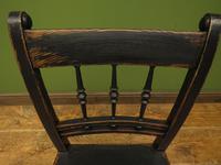 Small Antique Wooden Black Painted Chair, Gothic Shabby Chic (4 of 13) Small Antique Wooden Black Painted Chair, Gothic Shabby Chic (4 of 13)