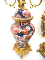 Incredible Imari Candelabra Mantel Clock Set Japanese Porcelain & Ormolu Mantle Clock (2 of 12) Incredible Imari Candelabra Mantel Clock Set Japanese Porcelain & Ormolu Mantle Clock (2 of 12)