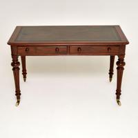Antique William IV Mahogany Leather Top Writing Table / Desk (6 of 12) Antique William IV Mahogany Leather Top Writing Table / Desk (6 of 12)