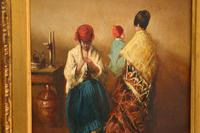 Antique Oil Painting in Gilt Wood Frame (5 of 9) Antique Oil Painting in Gilt Wood Frame (5 of 9)