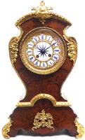 Antique French Burr Walnut & Ormolu 8-Day Mantel Clock Rococo Boulle Case Segment Dial (2 of 11) Antique French Burr Walnut & Ormolu 8-Day Mantel Clock Rococo Boulle Case Segment Dial (2 of 11)