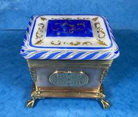 Arts & Crafts Glass and Brass Single Tea Caddy. (17 of 18) Arts & Crafts Glass and Brass Single Tea Caddy. (17 of 18)