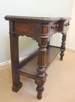 Antique Oak Victorian Shaped Sideboard Server (9 of 15) Antique Oak Victorian Shaped Sideboard Server (9 of 15)