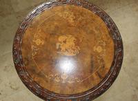 Antique 19th Century Mahogany & Burr Maple Marquetry Veneer Side Table (4 of 14) Antique 19th Century Mahogany & Burr Maple Marquetry Veneer Side Table (4 of 14)