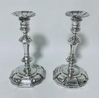 Pair of Antique Georgian 18th Century Solid Sterling Silver Candlesticks (2 of 23) Pair of Antique Georgian 18th Century Solid Sterling Silver Candlesticks (2 of 23)