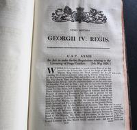 1826 Collection of 79 Government Acts Passed in the Seventh Year of the Reign of His Majesty King George the Fourth (5 of 8) 1826 Collection of 79 Government Acts Passed in the Seventh Year of the Reign of His Majesty King George the Fourth (5 of 8)