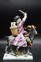 Very Good Late 19th Century Meissen Figure of Count Brueghel's Tailor (4 of 6) Very Good Late 19th Century Meissen Figure of Count Brueghel's Tailor (4 of 6)