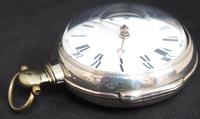 Antique Silver Pair Case Pocket Watch Fusee Verge Escapement Key Wind Enamel Dial W Hollison London (8 of 9) Antique Silver Pair Case Pocket Watch Fusee Verge Escapement Key Wind Enamel Dial W Hollison London (8 of 9)
