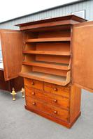1900's Mahogany Linen Press with 4 Original Slides (5 of 5) 1900's Mahogany Linen Press with 4 Original Slides (5 of 5)
