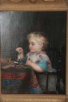 Wonderful Pair of Antique Oil Paintings of Children - Frank Albert Philips 1835 - 1903 (7 of 11) Wonderful Pair of Antique Oil Paintings of Children - Frank Albert Philips 1835 - 1903 (7 of 11)