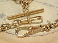 Victorian Pocket Watch Chain 1890s Antique 18ct Rose Rolled Gold Albert With T Bar (7 of 10) Victorian Pocket Watch Chain 1890s Antique 18ct Rose Rolled Gold Albert With T Bar (7 of 10)