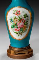 Late 19th Century Sevres Style Porcelain Vase Lamp (4 of 5) Late 19th Century Sevres Style Porcelain Vase Lamp (4 of 5)