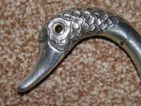Edwardian Umbrella Hallmarked 1912 Silver Swan's Head Handle W/Inset Glass Eyes (16 of 17) Edwardian Umbrella Hallmarked 1912 Silver Swan's Head Handle W/Inset Glass Eyes (16 of 17)