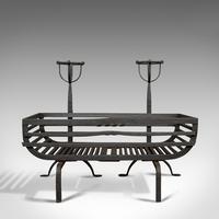 Antique Fire Basket, Pair of Andirons, English, Iron, Fireside, Victorian, 1900 (4 of 12) Antique Fire Basket, Pair of Andirons, English, Iron, Fireside, Victorian, 1900 (4 of 12)