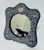 Edwardian Silver Framed Mirror