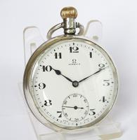 1924 silver Omega pocket watch (2 of 5) 1924 silver Omega pocket watch (2 of 5)