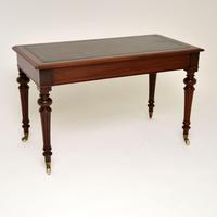 Antique William IV Mahogany Leather Top Writing Table / Desk (5 of 12) Antique William IV Mahogany Leather Top Writing Table / Desk (5 of 12)