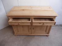Massive Antique Pine 2 Door 2 Drawer Dresser Base / TV Stand to wax / paint (4 of 10) Massive Antique Pine 2 Door 2 Drawer Dresser Base / TV Stand to wax / paint (4 of 10)
