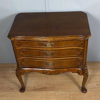 Shaped Walnut Three Drawer Table - Waring & Gillow (2 of 12) Shaped Walnut Three Drawer Table - Waring & Gillow (2 of 12)