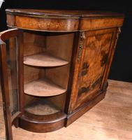 Victorian Antique Credenza Cabinet Bow End 1860 (6 of 8) Victorian Antique Credenza Cabinet Bow End 1860 (6 of 8)