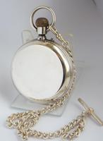 Antique Silver Pocket Watch & Chain (2 of 5) Antique Silver Pocket Watch & Chain (2 of 5)