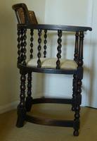 Barley Twist Oak Corner Chair (2 of 7) Barley Twist Oak Corner Chair (2 of 7)