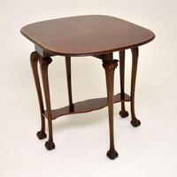 Antique Burr Walnut Drop Leaf Dining Table (8 of 11) Antique Burr Walnut Drop Leaf Dining Table (8 of 11)