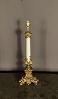 Superb Tall French Gilt Metal Rococo Table Lamp (2 of 9) Superb Tall French Gilt Metal Rococo Table Lamp (2 of 9)