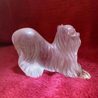 Lalique Yorkshire Terrier sculpture modelled in clear & frosted glass (7 of 8) Lalique Yorkshire Terrier sculpture modelled in clear & frosted glass (7 of 8)