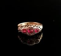 Antique Ruby Paste & Diamond Ring, 9ct Gold (2 of 13) Antique Ruby Paste & Diamond Ring, 9ct Gold (2 of 13)