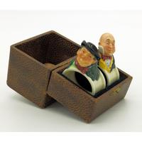 Extremely Rare Pair of Royal Doulton Dickens Napkin Rings in Original Box 1920 (3 of 8) Extremely Rare Pair of Royal Doulton Dickens Napkin Rings in Original Box 1920 (3 of 8)