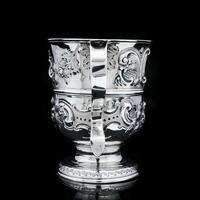 Georgian Solid Silver Loving Cup / Two Handled Cup - London 1748 (22 of 28) Georgian Solid Silver Loving Cup / Two Handled Cup - London 1748 (22 of 28)