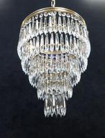 Italian Art Deco Five Tier Crystal Glass Chandelier (7 of 7) Italian Art Deco Five Tier Crystal Glass Chandelier (7 of 7)