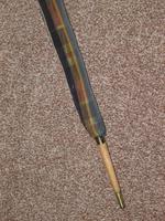 Antique Kendall 18ct GP Umbrella - Check Nylon Canopy With Whangee Bamboo Handle (11 of 11) Antique Kendall 18ct GP Umbrella - Check Nylon Canopy With Whangee Bamboo Handle (11 of 11)
