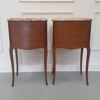 Beautiful Kingwood Bedside Cabinets with Marble Tops (3 of 7) Beautiful Kingwood Bedside Cabinets with Marble Tops (3 of 7)