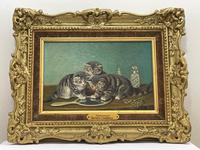 19th Century Oil Painting 3 Kittens Reflection by Horatio Henry Couldery (39 of 44) 19th Century Oil Painting 3 Kittens Reflection by Horatio Henry Couldery (39 of 44)